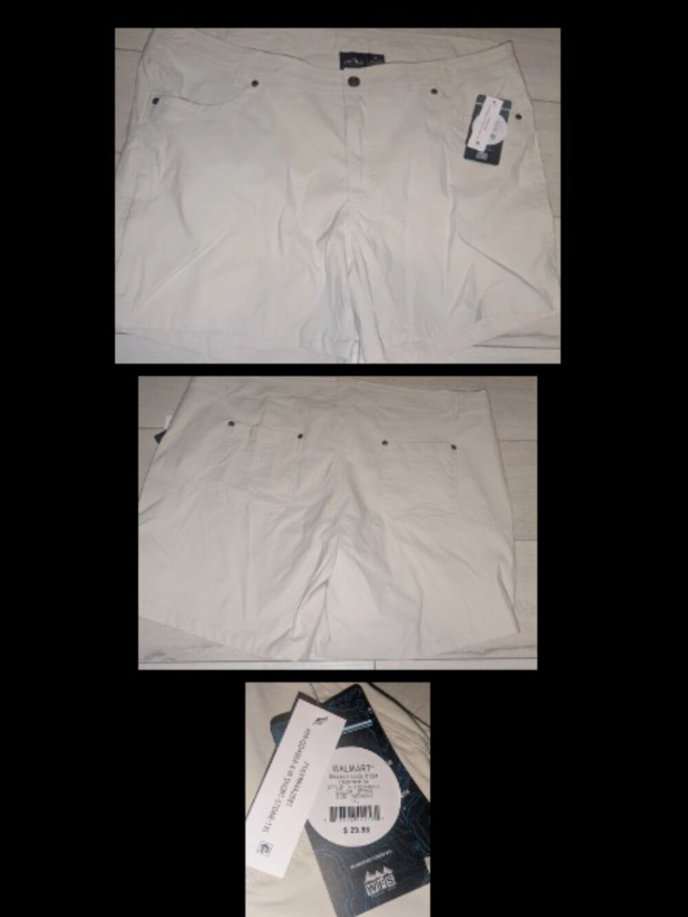 NWT American Outback Stone Nylon Stretch Outdoor Shorts Womens Sz 1X
